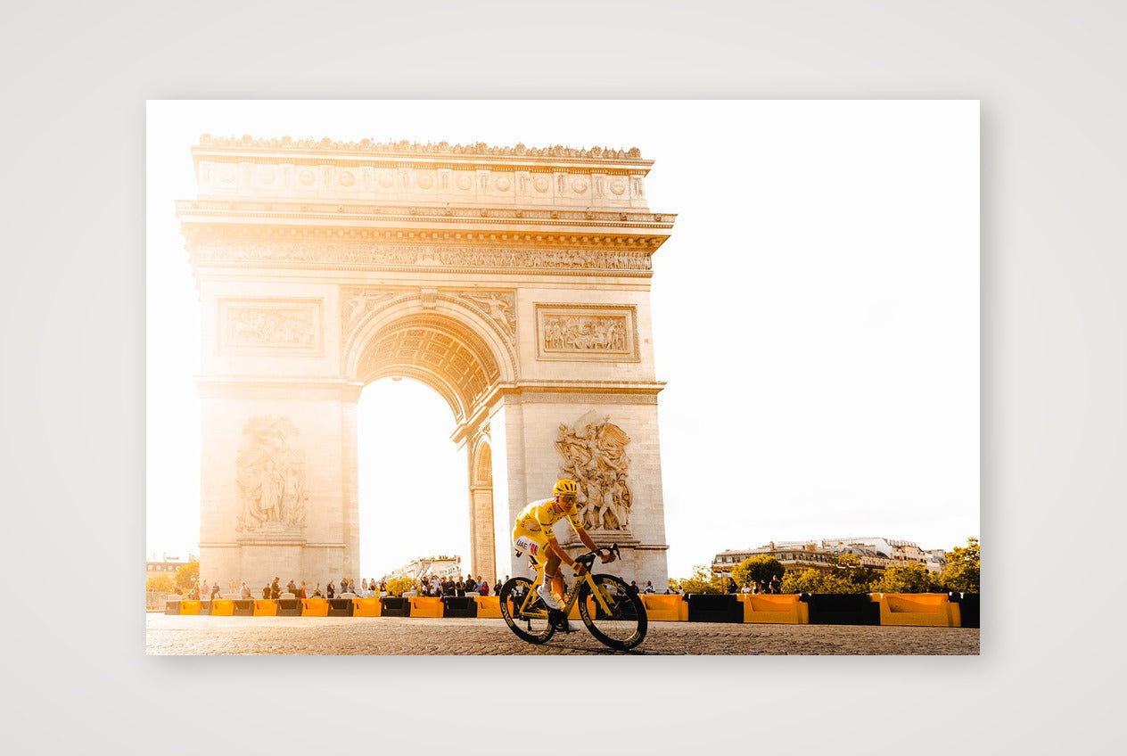 Tour de France 2026 Stage 21 - Tadej — 45×30cm, 18×12" Print only